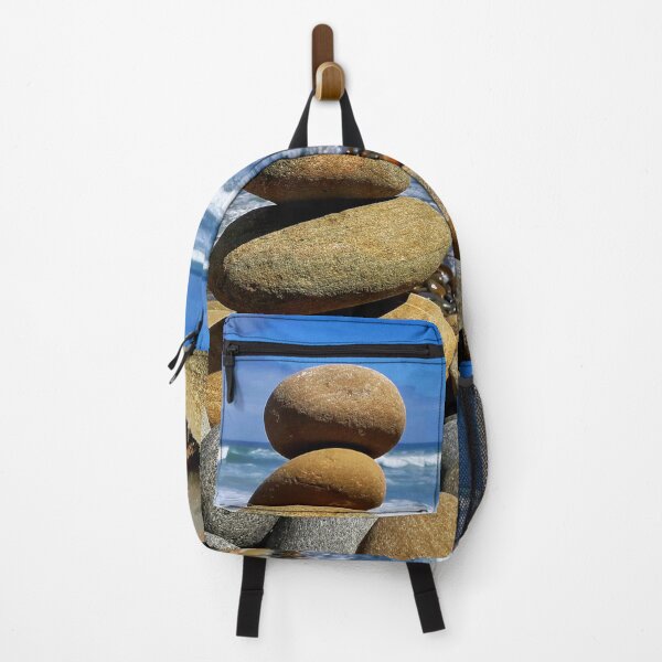 Item preview, Zen Pebble Tower - Cairn Balancing Beach Pebbles at the Beach 3 of 4 designed and sold by Beachy.