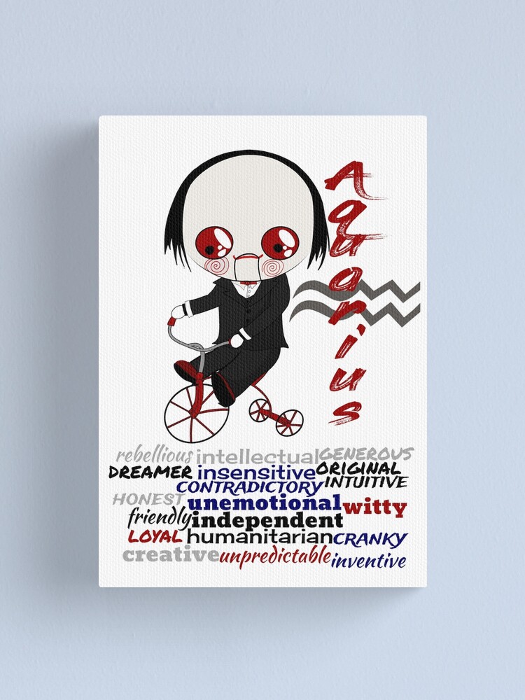 "Aquarius Zodiac Horror Monster funny, cute, january, february, sign