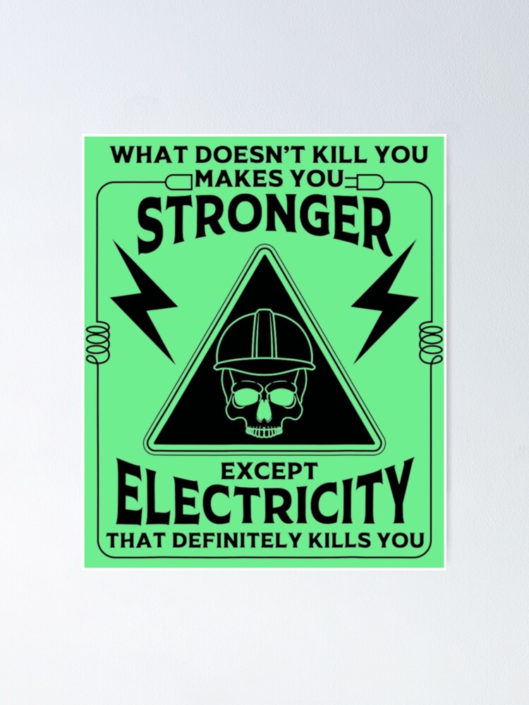 "Funny Electricity Kill You Lineman Cool Electrician Premium Gift 28png