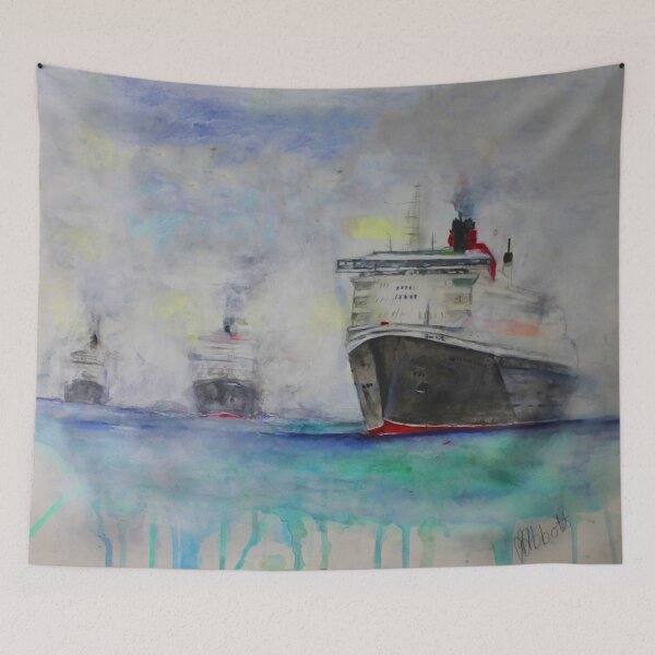 Item preview, Cunard 3 Queens  designed and sold by WitchBella.