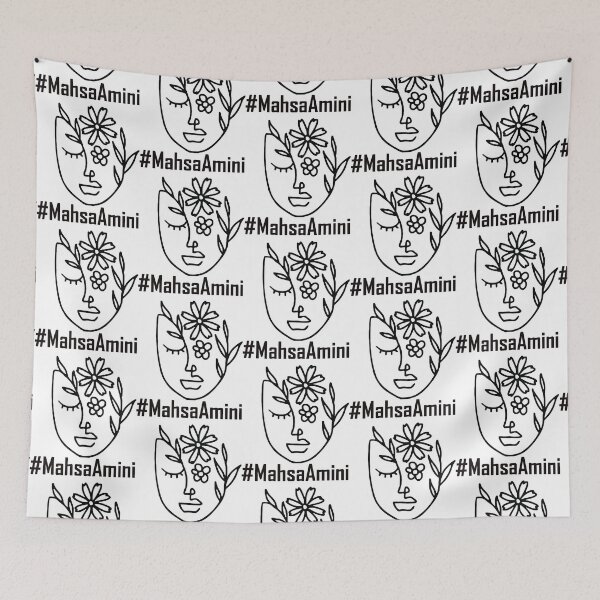 Item preview, mahsa amini iran MAHSAAMINI women life freedom designed and sold by Ponozkaccis.