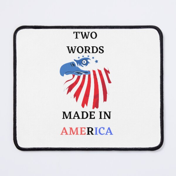 Item preview, TWO WORDS MADE IN AMERICA  designed and sold by SenhajiWorld.