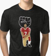 Colin Kaepernick Kneeling - I'm With Kap Tri-blend T-Shirt