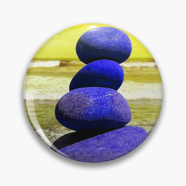 Item preview, Zen Pebble Tower - Cairn Balancing Beach Pebbles at the Beach 4 of 4 designed and sold by Beachy.