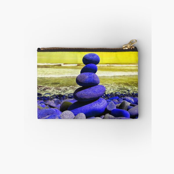 Item preview, Zen Pebble Tower - Cairn Balancing Beach Pebbles at the Beach 4 of 4 designed and sold by Beachy.