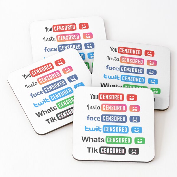 Item preview, Censored Social Media designed and sold by Veseline.