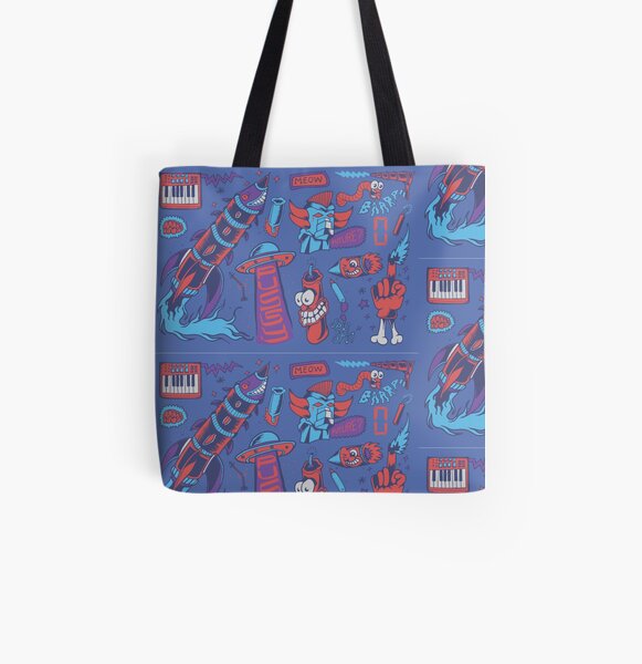 Life Sucks pattern #2 All Over Print Tote Bag