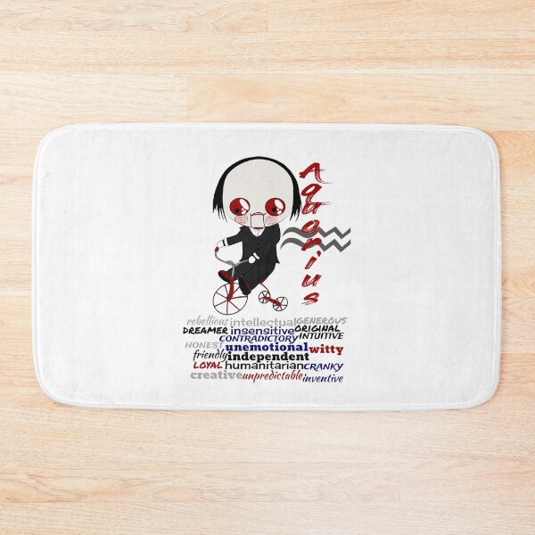 Item preview, Aquarius Zodiac Horror Monster- funny, cute, january, february, sign, horoscope, creepy, thriller, movie, film, traits, torture, tricycle, puppet, scary, killers, fiction, kawaii, chibi designed and sold by Bruh-llc.
