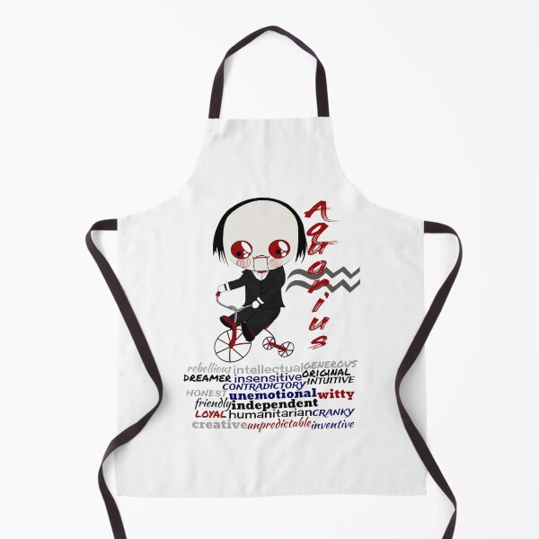 Item preview, Aquarius Zodiac Horror Monster- funny, cute, january, february, sign, horoscope, creepy, thriller, movie, film, traits, torture, tricycle, puppet, scary, killers, fiction, kawaii, chibi designed and sold by Bruh-llc.