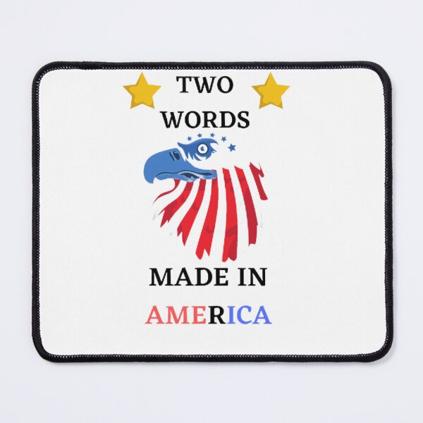 Item preview, TWO WORDS MADE IN AMERICA  designed and sold by SenhajiWorld.