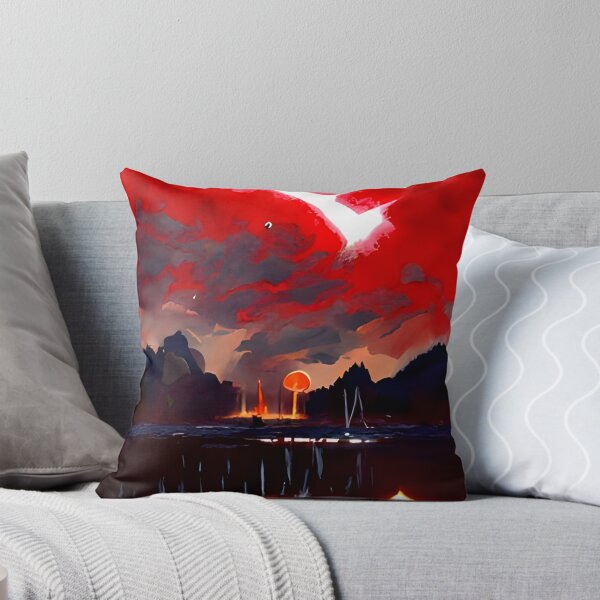 Item preview, Red Moon, Ai Generated Art  designed and sold by ACC .
