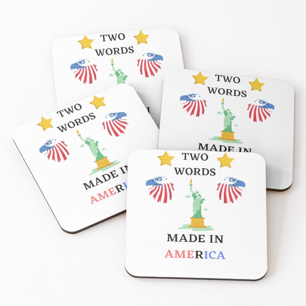 Item preview, TWO WORDS MADE IN AMERICA  designed and sold by SenhajiWorld.