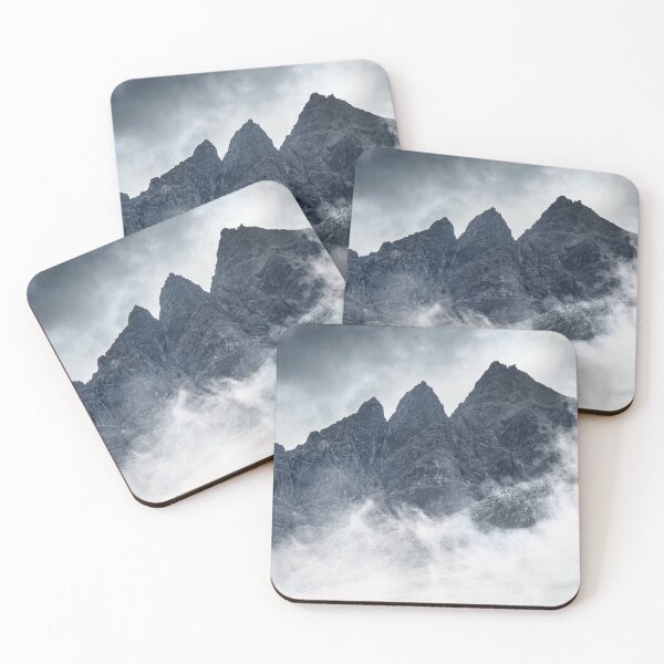 Item preview, Atmospheric Panorama of the Moody Pinnacle Ridge, Cuillin, Isle of Skye, Scotland designed and sold by AB-Imagery.