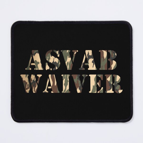 Item preview, ASVAB WAIVER funny veteran faded camouflage designed and sold by kenniniucassoee.