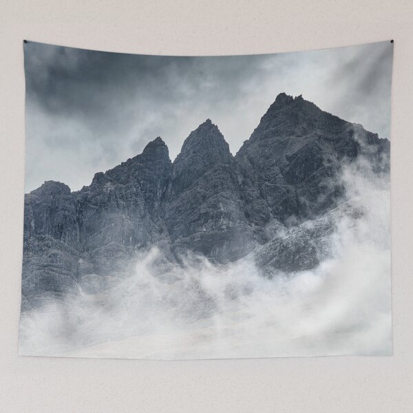 Item preview, Atmospheric Panorama of the Moody Pinnacle Ridge, Cuillin, Isle of Skye, Scotland designed and sold by AB-Imagery.