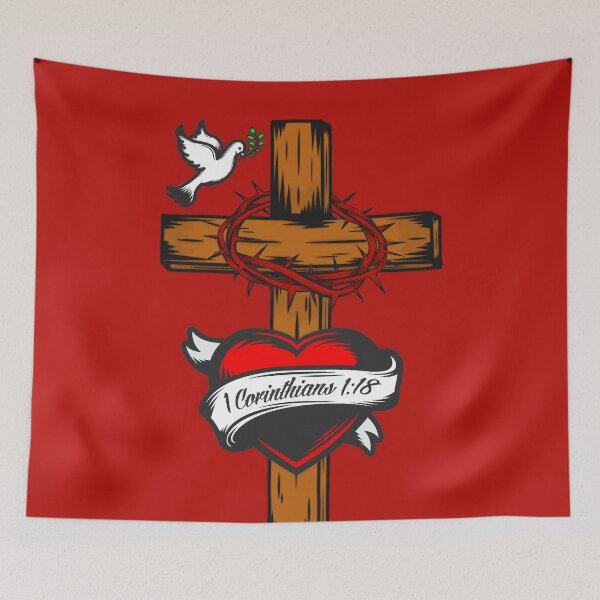 Item preview, 1 Corinthians 1:18 designed and sold by plushism.