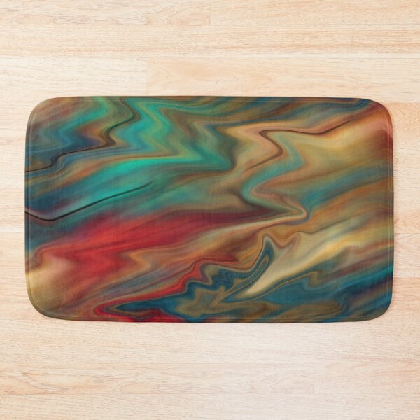 Item preview, Colorful bright background with red turquoise and blue colours .  designed and sold by fuzzyfox.