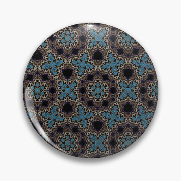 Item preview, Blue Butterfly Wing Mandala Pattern designed and sold by DiscoGypsyFish.