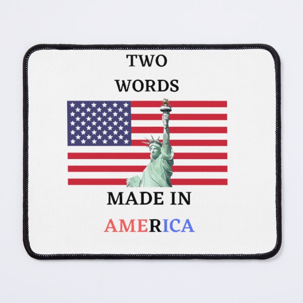 Item preview, TWO WORDS MADE IN AMERICA  designed and sold by SenhajiWorld.