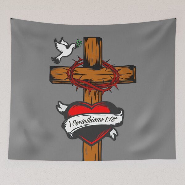 Item preview, 1 Corinthians 1:18 designed and sold by plushism.