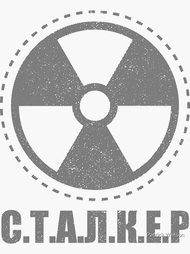 Thumbnail 3 von 3, Sticker, Stalker - Loner S.T.A.L.K.E.R Aufnäher designt und verkauft von PPWGD.
