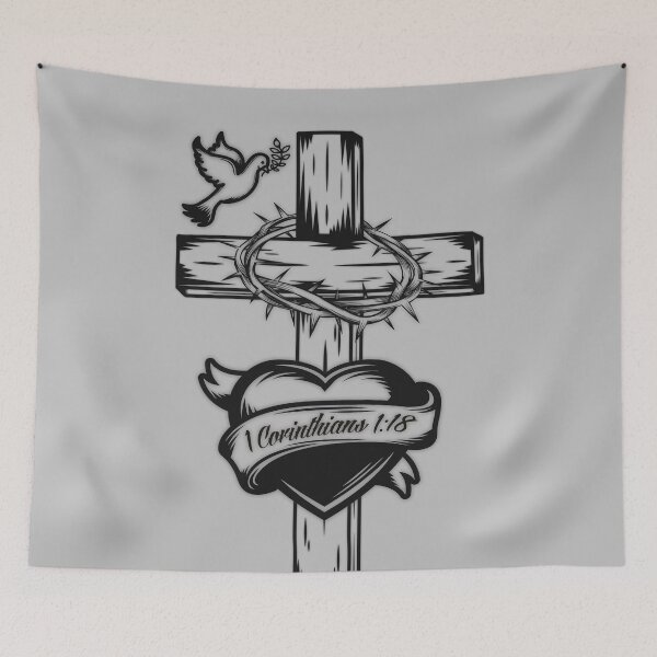 Item preview, 1 Corinthians 1:18 designed and sold by plushism.