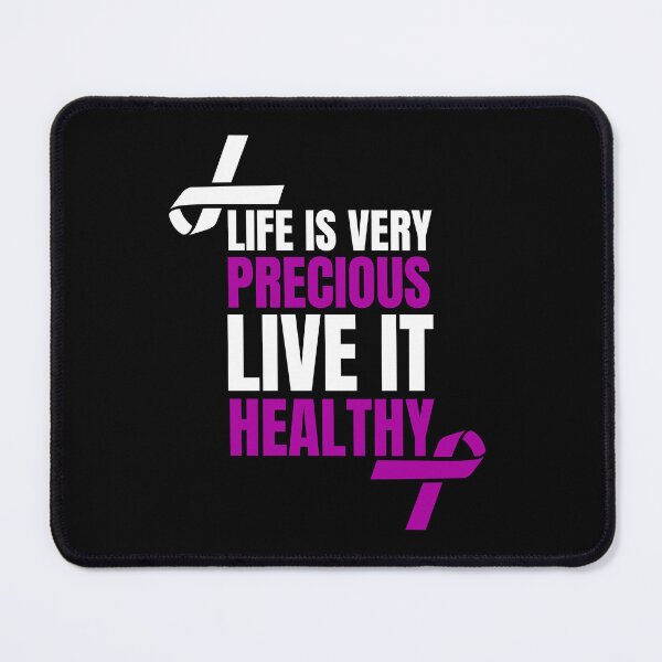 Item preview, Life is precious live it healthy - international overdose awareness day designed and sold by SkippyDesign.