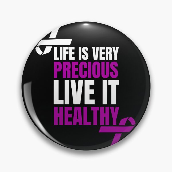Item preview, Life is precious live it healthy - international overdose awareness day designed and sold by SkippyDesign.