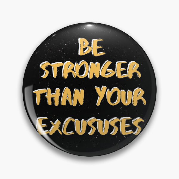 Item preview, be stronger than your excuses, motivational, funny gym designed and sold by adnane4off.