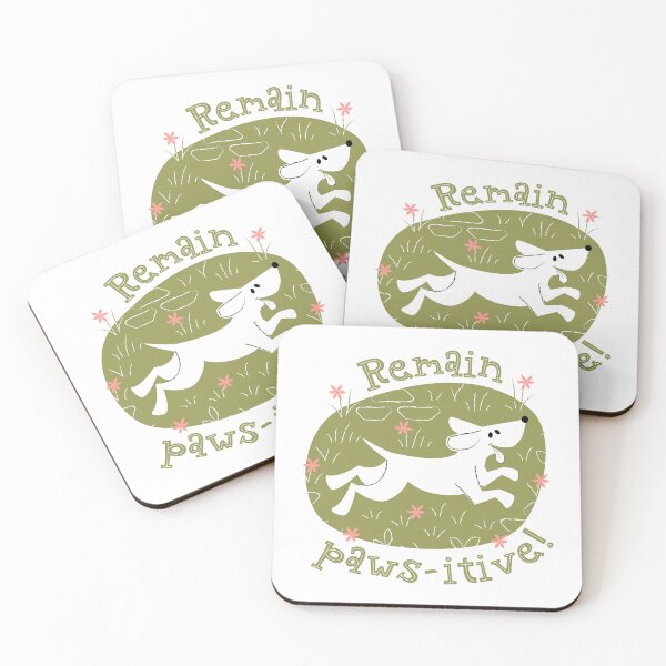 Item preview, Remain paws-itive - Retro Dogs designed and sold by miavaldez.