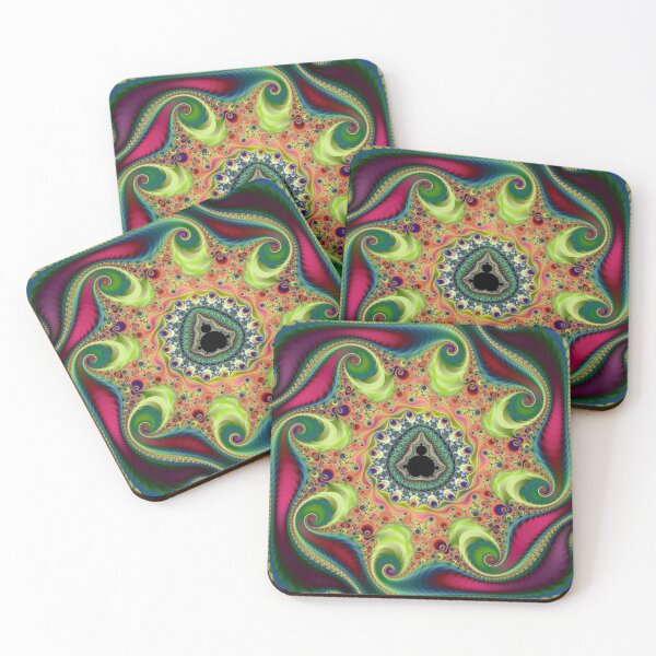 Item preview, Fractal psicodélico colorido del conjunto de Mandelbrot designed and sold by pinkal.