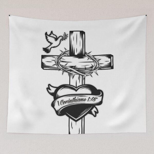 Item preview, 1 Corinthians 1:18 designed and sold by plushism.