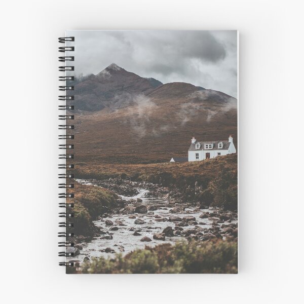 Item preview, Montañas Cuillin atmosféricas y Casa Blanca - Isla de Skye, Escocia designed and sold by AB-Imagery.