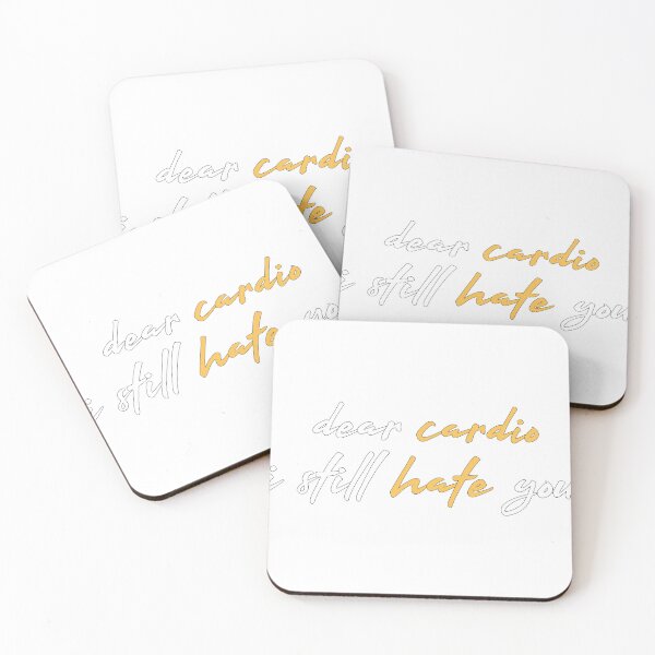 Item preview, dear cardio i still hate you, cardio quotes, motivational, funny gym designed and sold by adnane4off.