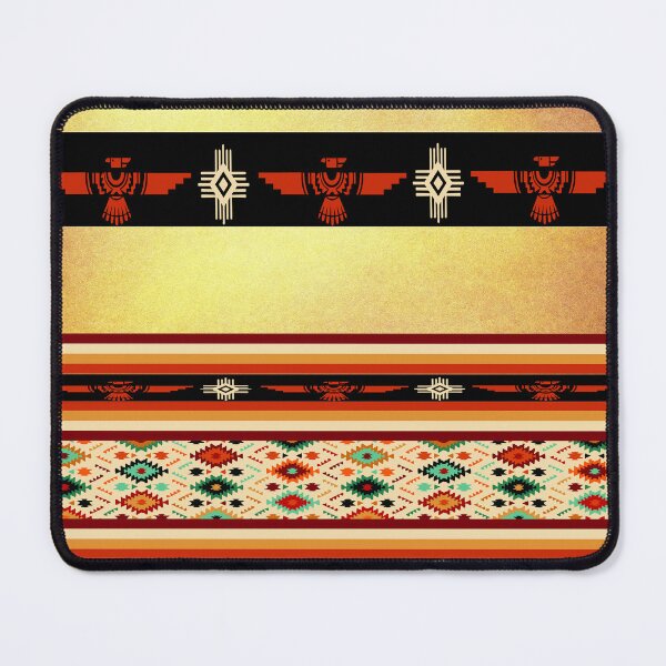 Item preview, Southwestern Native American Thunderbird Design - Turquoise, Rust, And Browns designed and sold by handsoftime2020.