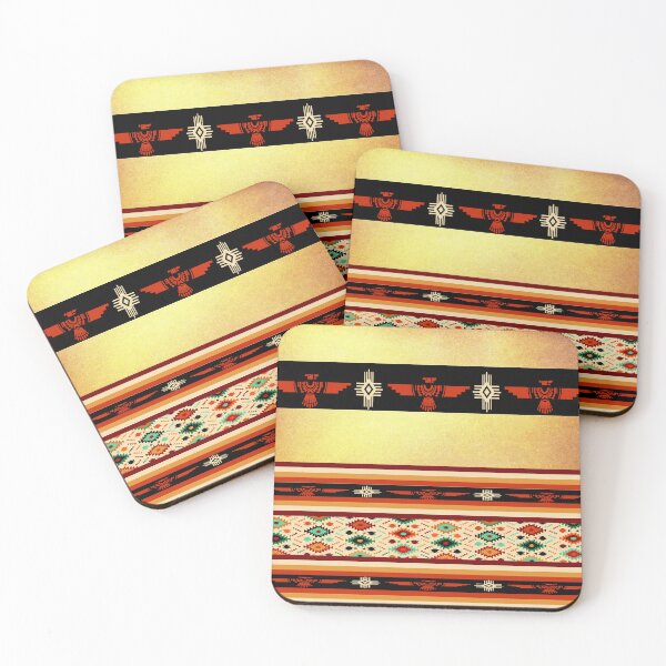 Item preview, Southwestern Native American Thunderbird Design - Turquoise, Rust, And Browns designed and sold by handsoftime2020.