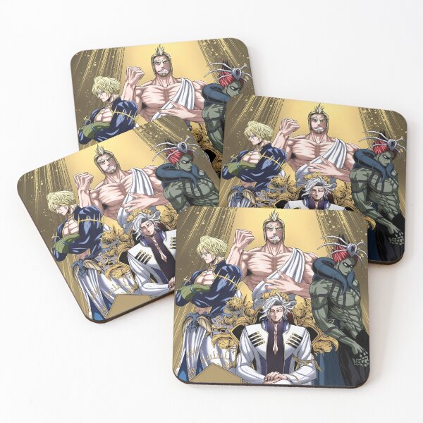 Item preview, Hades, Adamas, Poseidon & Zeus - Record of Ragnarok designed and sold by Thobarajash.