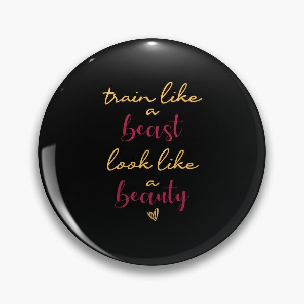 Item preview, train like beast looke like beaty,feminist quotes, motivational, funny gym designed and sold by adnane4off.