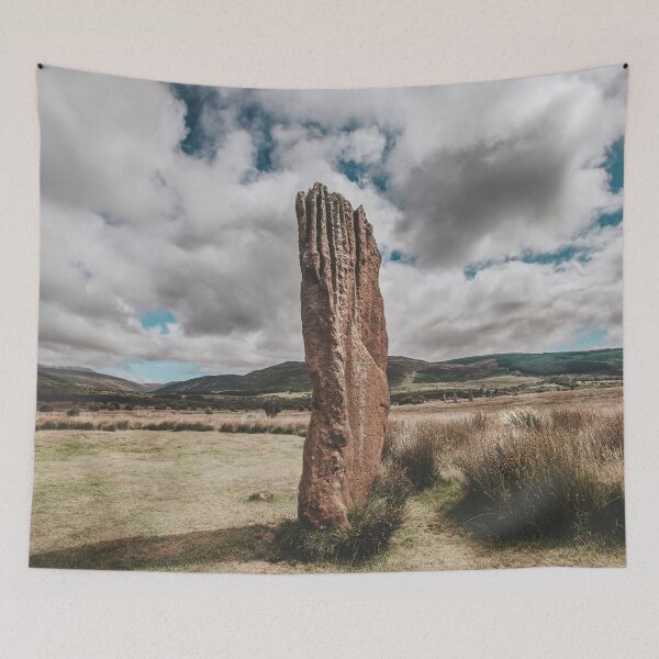 Item preview, Solitary Standing Stone at Machrie Moor Stones- Isle of Arran, Scotland  designed and sold by AB-Imagery.