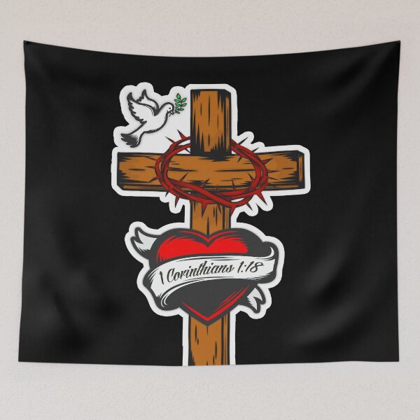 Item preview, 1 Corinthians 1:18 designed and sold by plushism.
