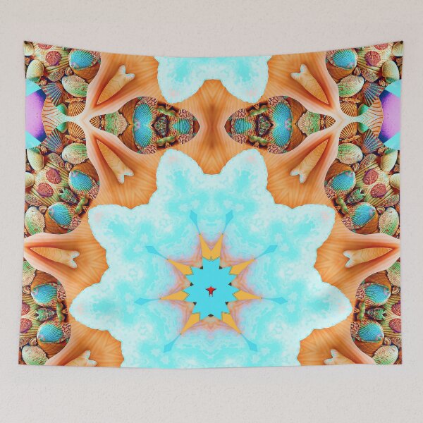 Item preview, HARMONIOUS COCKTAIL OF ARUBA SHELLFISH - UNFORGETTABLE ARUBA CHRISTMAS SOUVENIRS - ARUBAN PARADISE ISLAND ABSTRACT GEOMETRIC PAINTING - ARUBAN ABSTRACT FLAG INSPIRATION - ARUBA ONE HAPPY ISLAND. designed and sold by Ralek.