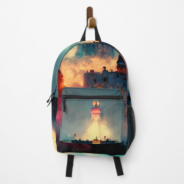 Item preview, Colorful fantasy castle in woods. designed and sold by Maniock.