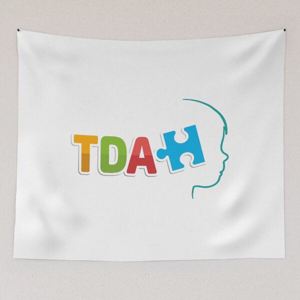 Item preview, Child TDHA awareness symbol. Ideal for educational and informational materials. Ideal for educational and training materials designed and sold by LucianoCosmo.