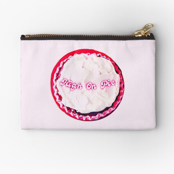 High On Pie (Pink) Zipper Pouch