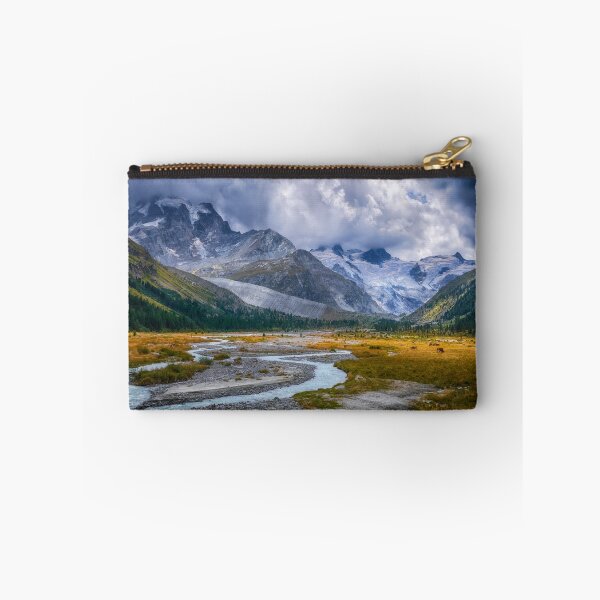 Item preview, The Evening Light - Clouds, mountains, river and the soft evening glowing light designed and sold by Susan Dost.