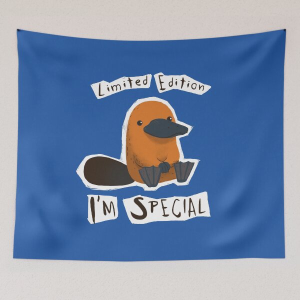 Item preview, Limited edition Platypus - Cute Weird Animal - Motivational Quote designed and sold by BlancaVidal.