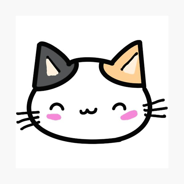 Item preview, White Cat 8 - HaPi Doodles designed and sold by HaPi-Doodles.
