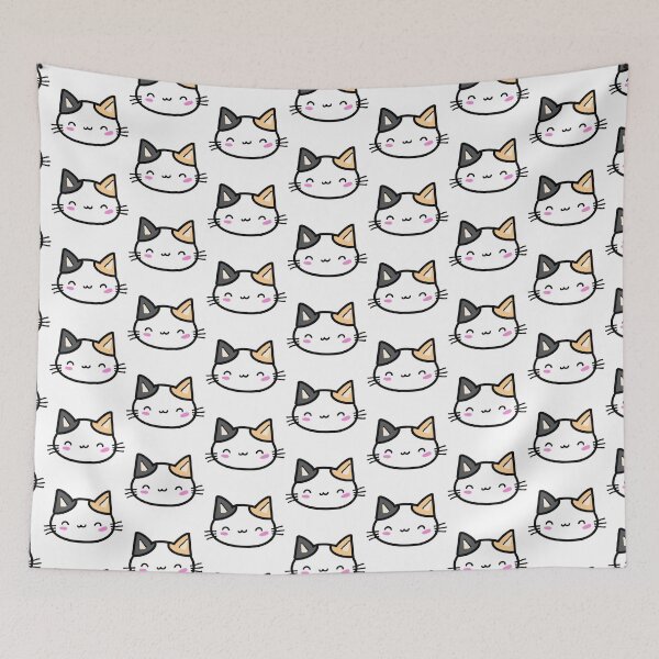 Item preview, White Cat 8 - HaPi Doodles designed and sold by HaPi-Doodles.