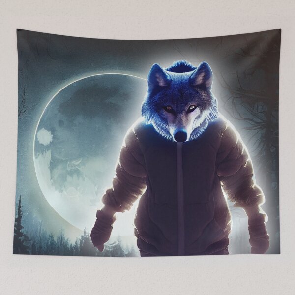Item preview, Werewolf on the Full Moon's night designed and sold by wonderlandshops.