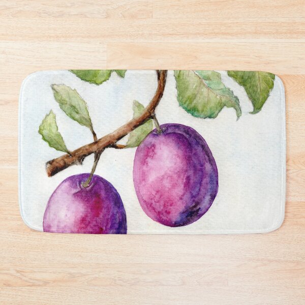 Item preview, Plums on the branch designed and sold by Sandra  Steinke.